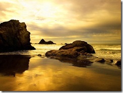 Beach_Boulders_Sunset