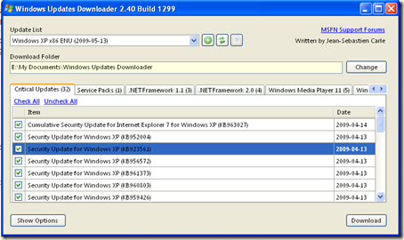 windows updates downloader