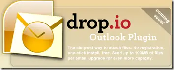 drop.io outlook plugin