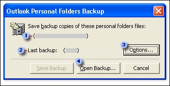 outlook personal folders backup