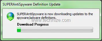 superantispyware definition update