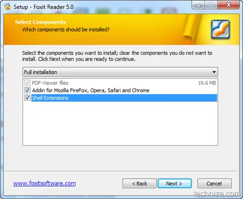 Foxit Reader Full installation