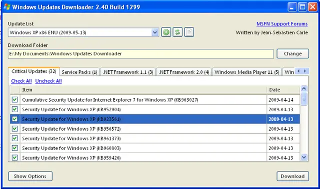 windows 7 update downloader