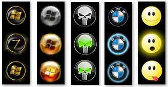 windows 7 start menu orbs